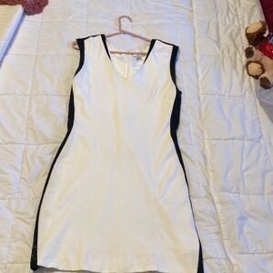 Bar III black and white sheath dress